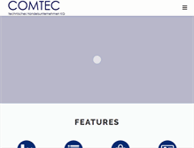 Tablet Screenshot of comtec-group.de